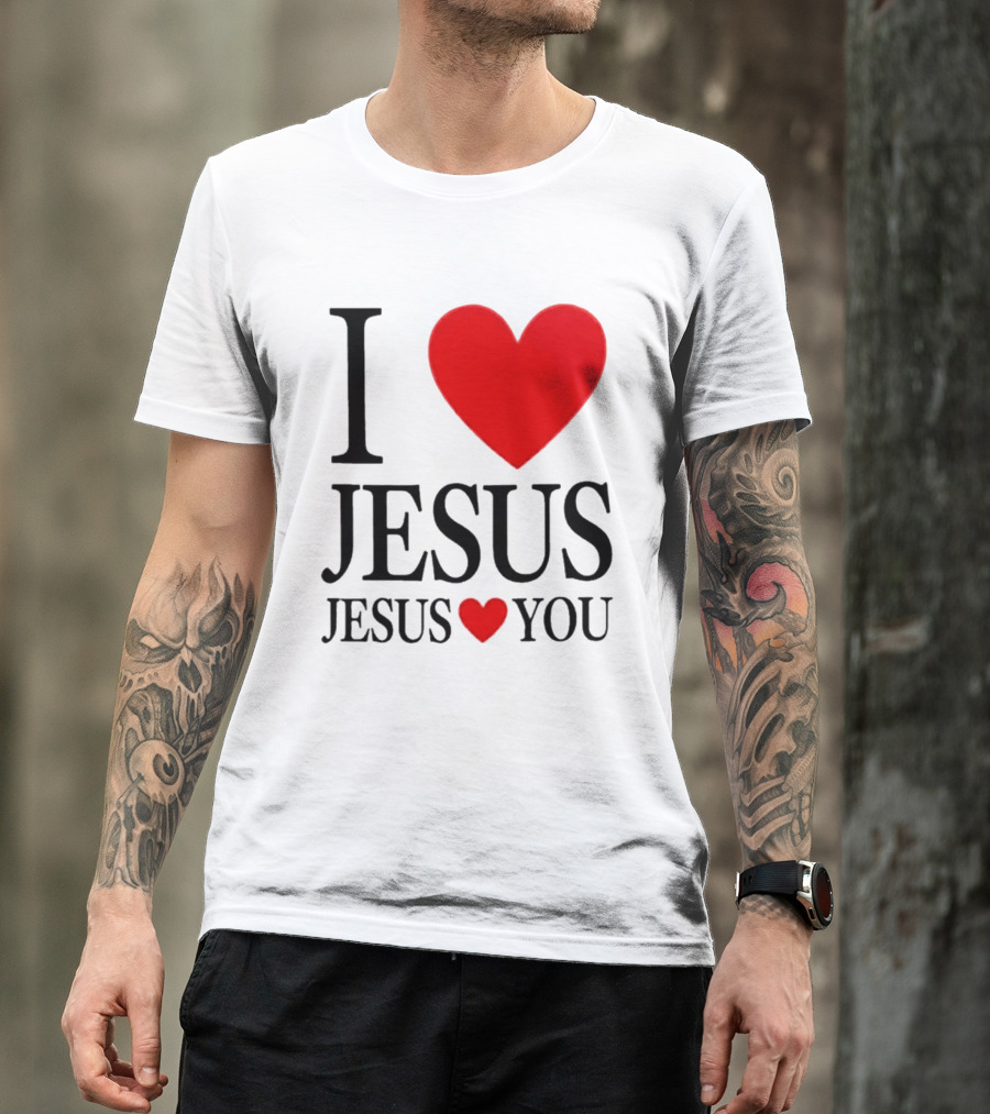 Cameron Dicker I Love Jesus Jesus Love You T-Shirt