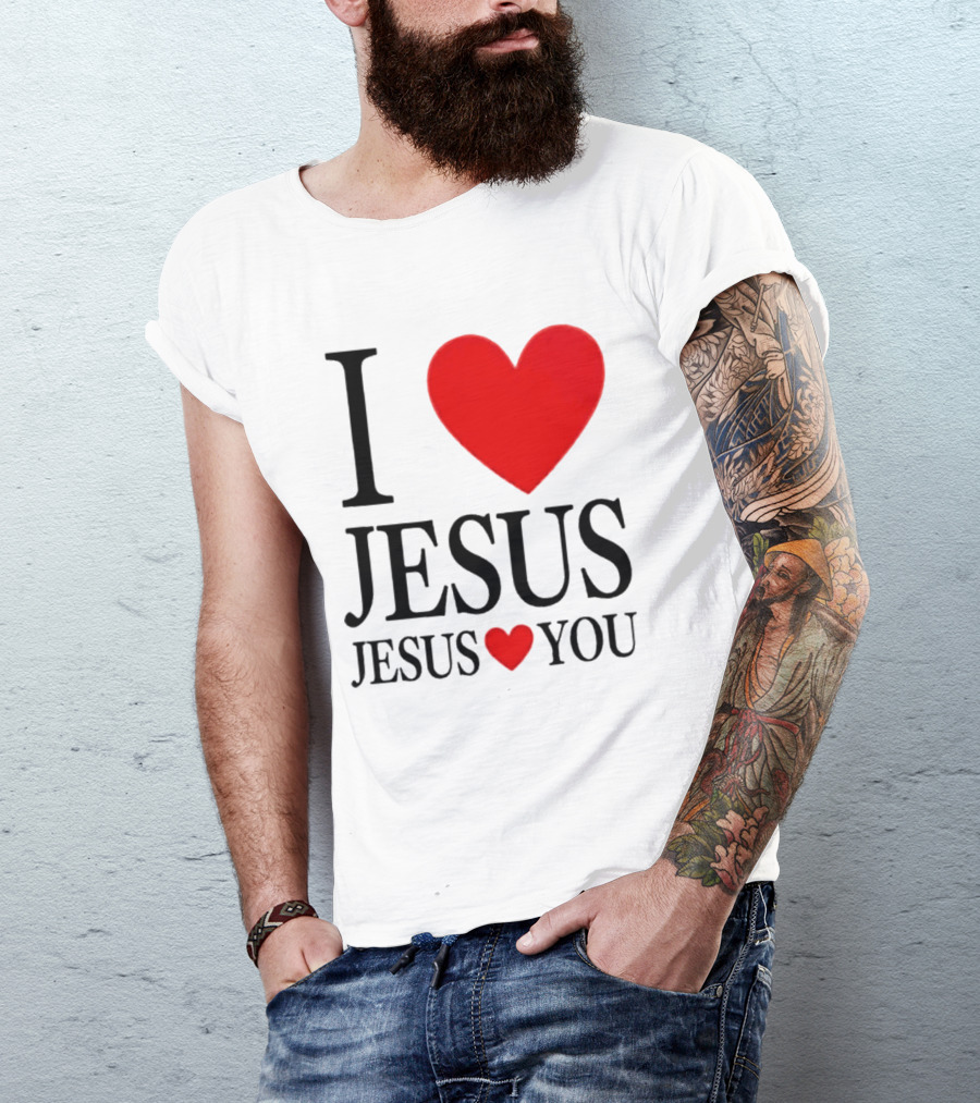 Cameron Dicker I Love Jesus Jesus Love You T-Shirt