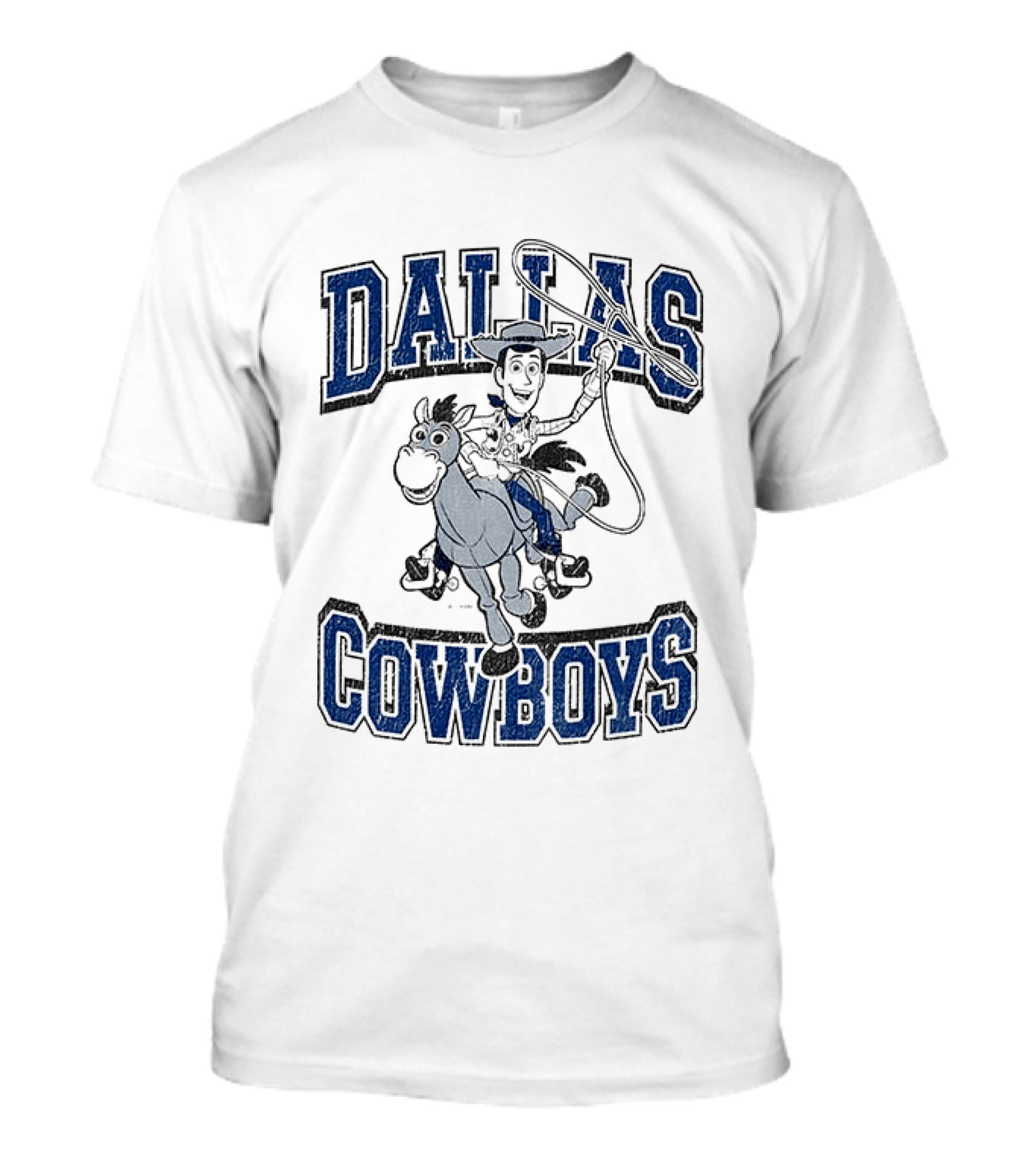 Dallas Cowboys Toy Story Woody Riding Cartoon T-Shirt