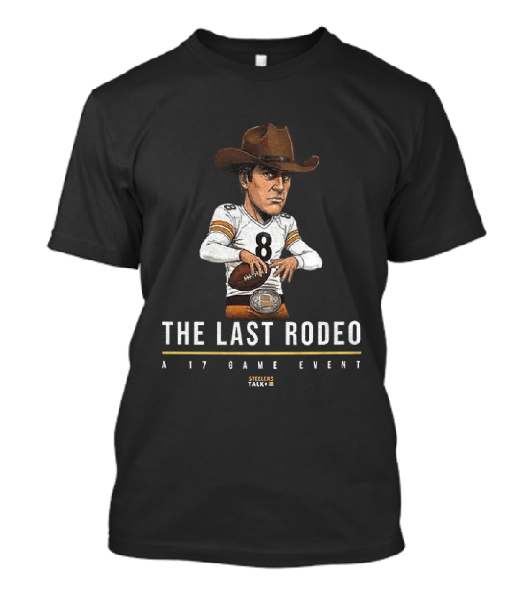 Aaron Rodgers Pittsburgh Steelers The Last Rodeo A 17 Game Event T-Shirt