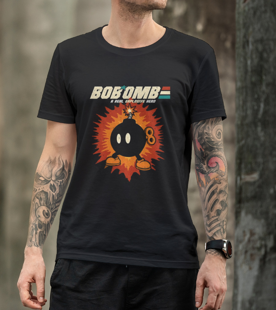Bob Omb A Real Explosive Hero T-Shirt