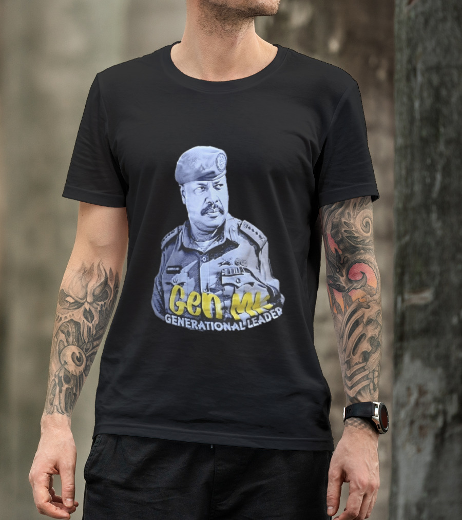 Gen MK Generational Leader Military Officer Beret Uniform T-Shirt