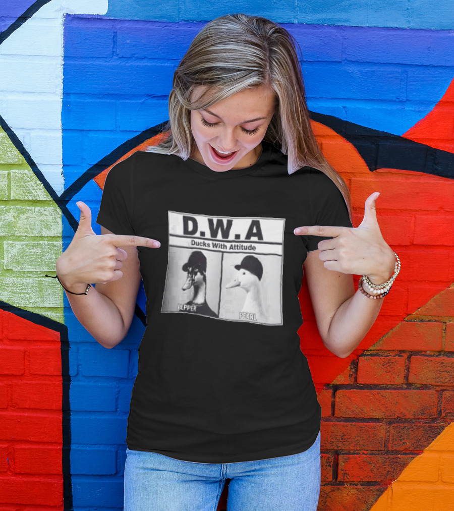 D.W.A Ducks With Attitude Pepper Pearl T-Shirt