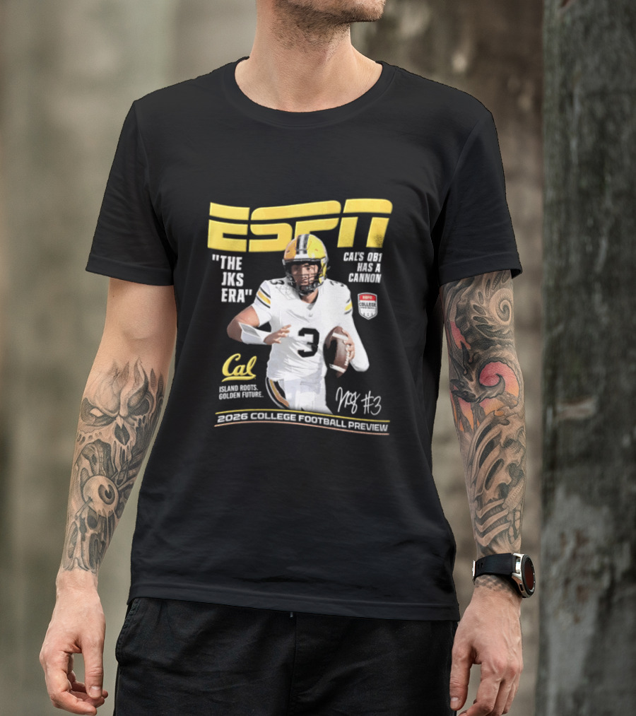 ESPN The Magazine Jaron Keawe Sagapolutele 2026 Cal Bears College Football Preview T-Shirt