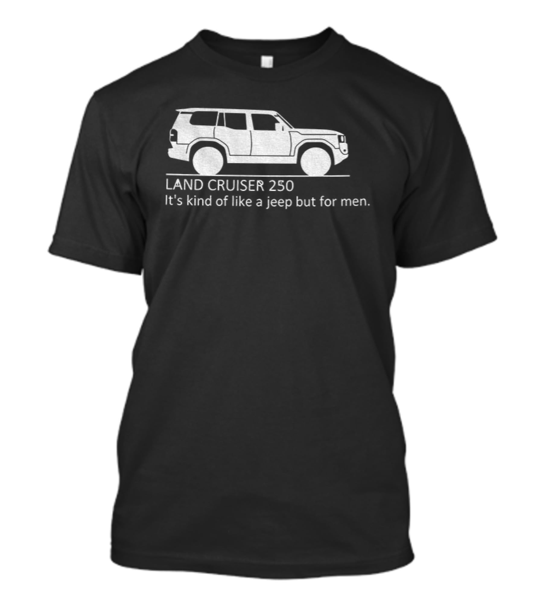Toyota Land Cruiser 250 Men's Jeep Comparison T-Shirt