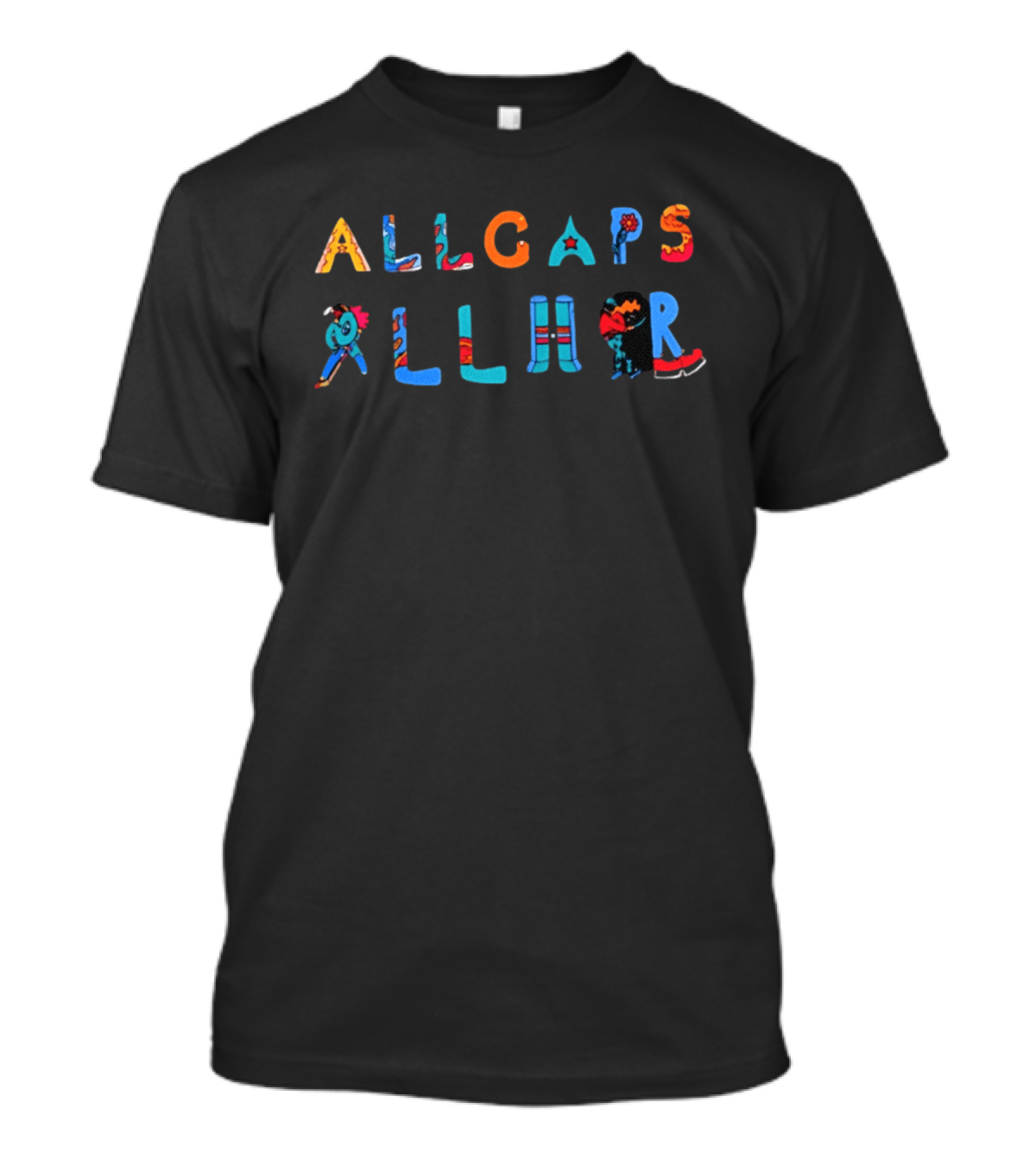 Washington Capitals All Caps All Her 2026 Special Colorful T-Shirt