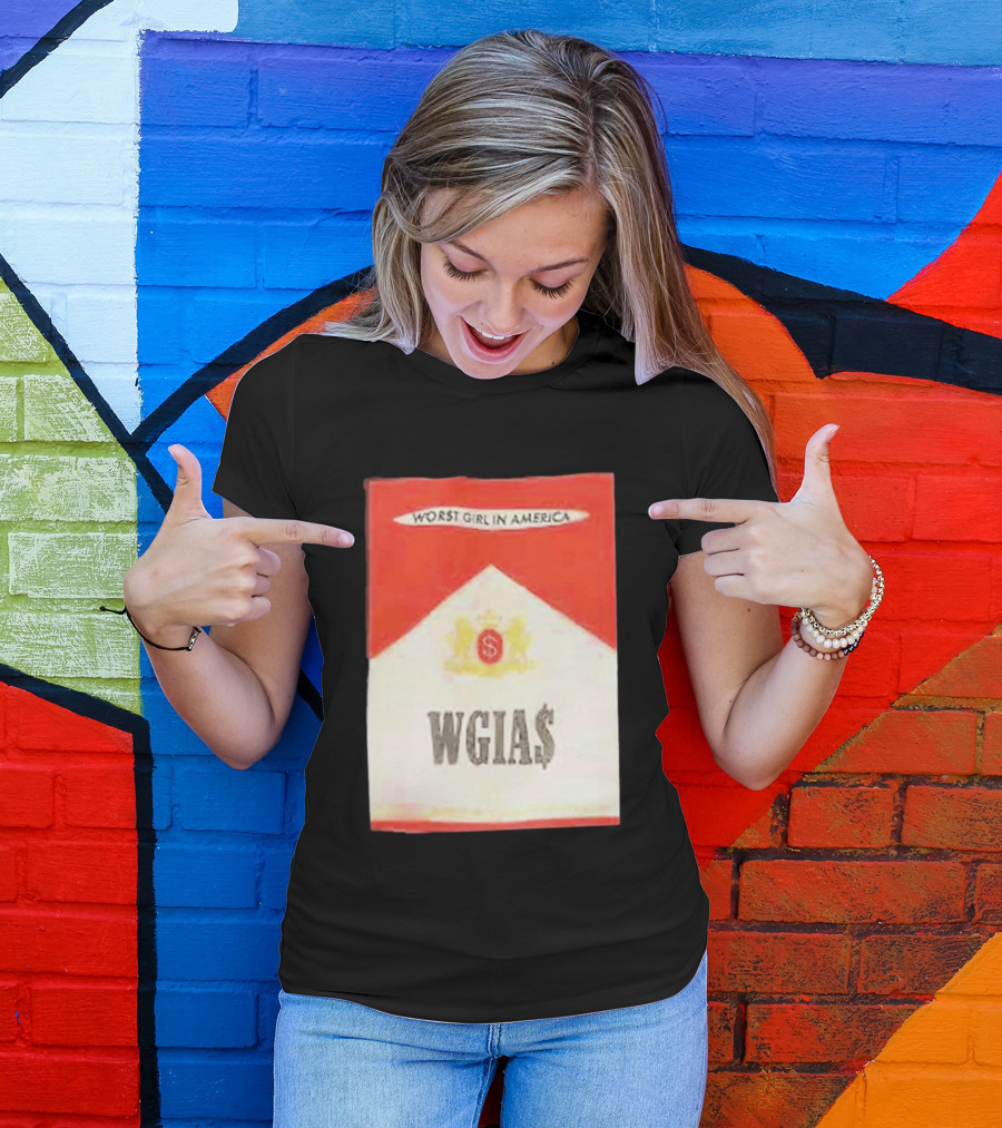 Slayyyter 2026 WGIA Tour Marlboro Parody Worst Girl In America T-Shirt