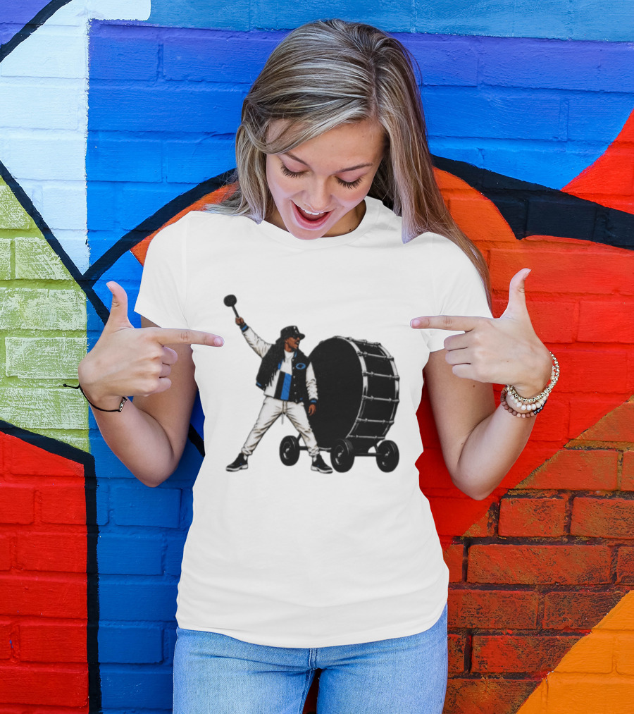 Carolina Panthers For The Culture Drummer Marching Band Fan Gear T-Shirt