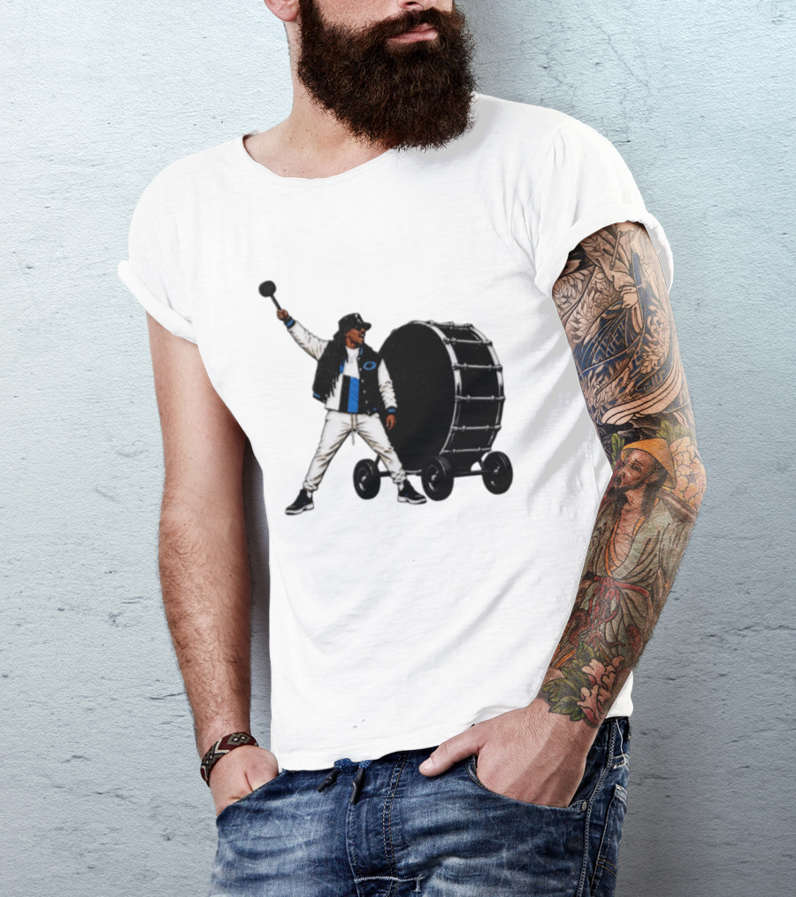 Carolina Panthers For The Culture Drummer Marching Band Fan Gear T-Shirt