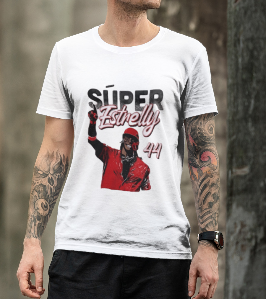Elly De La Cruz Súper Estrelly 44 Cincinnati Reds T-Shirt