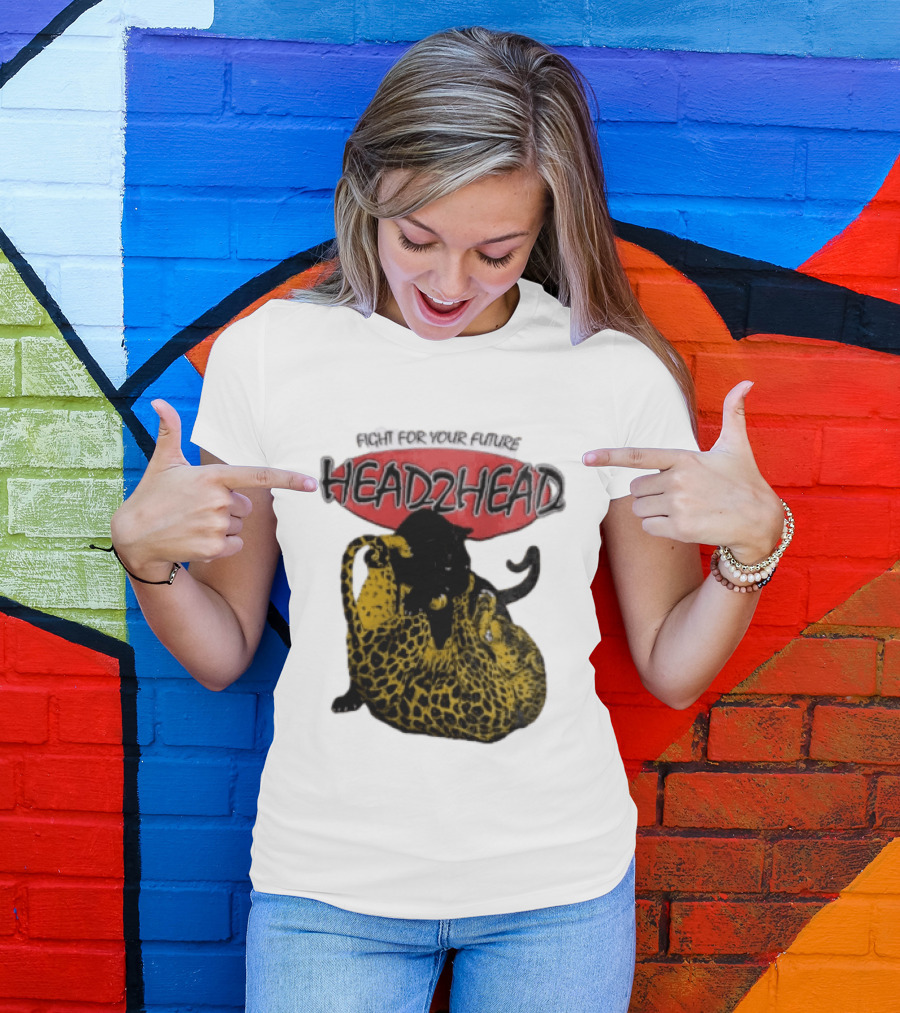 Fight For Your Future Head2Head Panther And Leopard T-Shirt