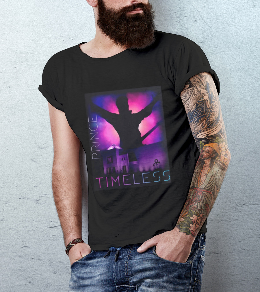 Prince Timeless Paisley Park Iconic Silhouette Purple Celebration August 28 2026 T-Shirt