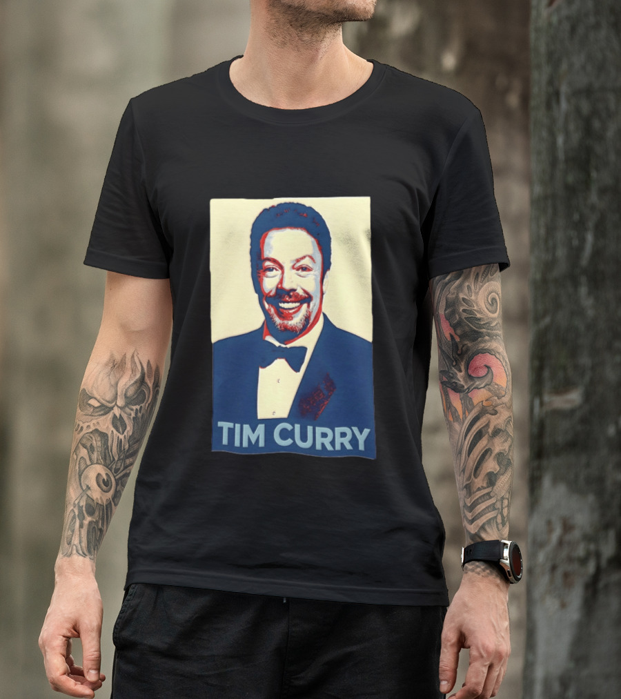 Tim Curry Iconic Obama Hope T-Shirt