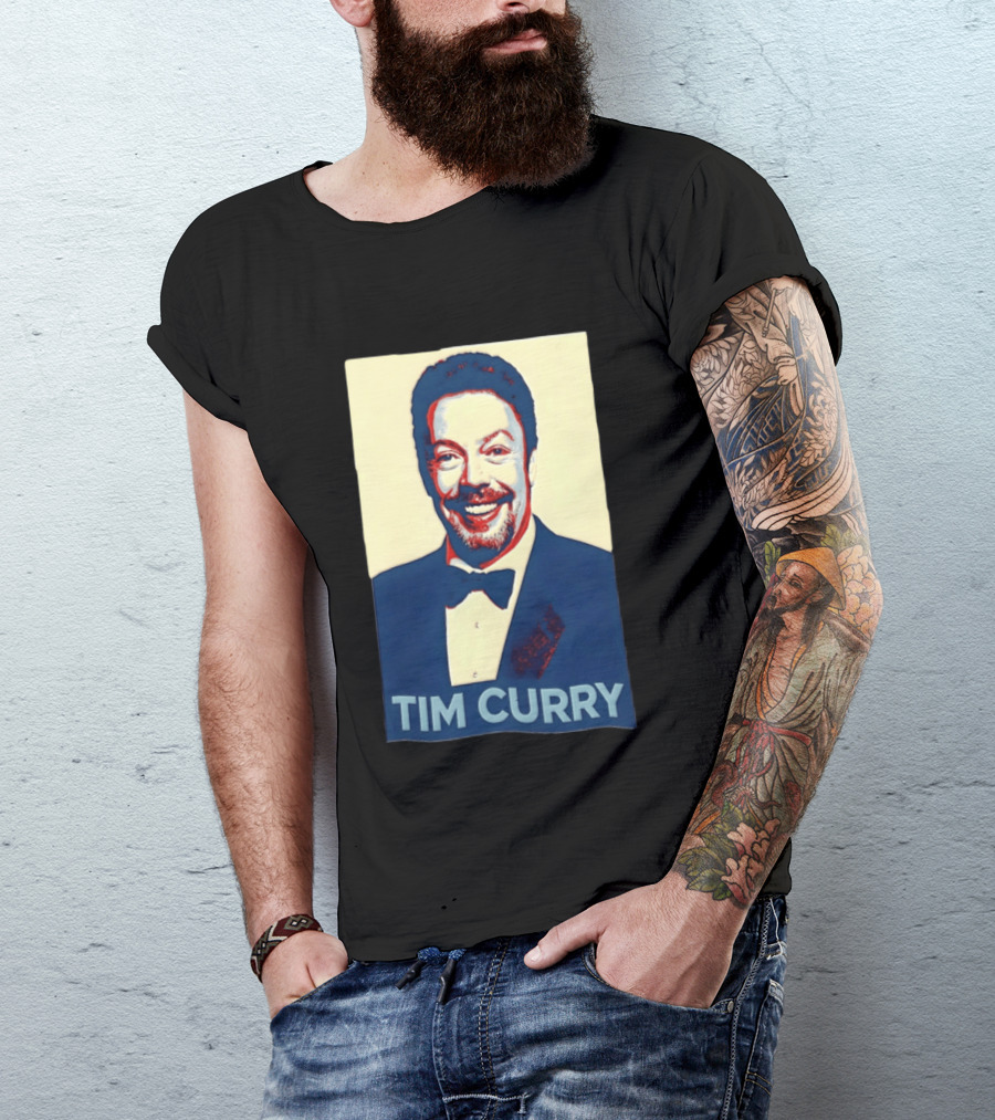 Tim Curry Iconic Obama Hope T-Shirt