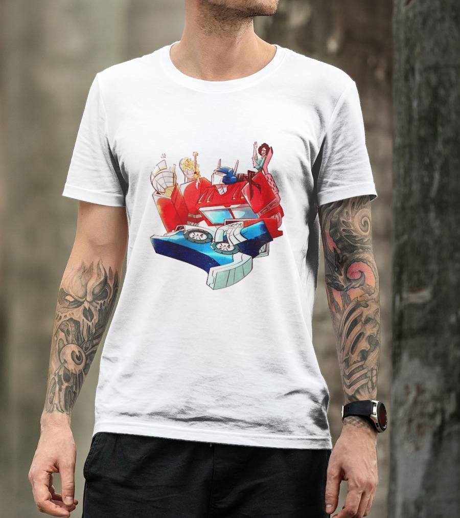 Dolly Parton Tim Curry Peter Cullen Optimus Prime T-Shirt