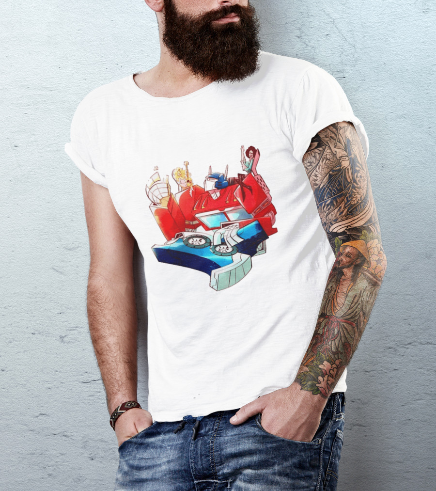 Dolly Parton Tim Curry Peter Cullen Optimus Prime T-Shirt