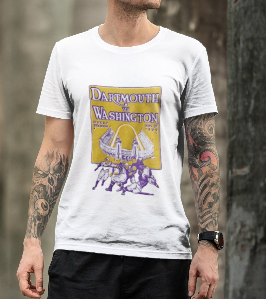 Dartmouth Vs Washington Husky Stadium Nov 27 1920 Football Players T-Shirt