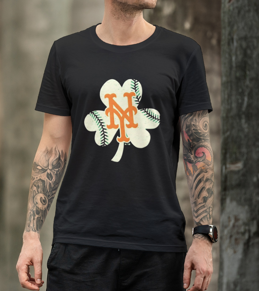 New York Mets Irish Shamrock Baseball 2026 T-Shirt