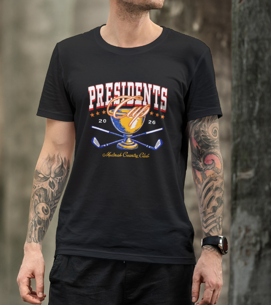 Presidents Cup 2026 Medinah Country Club Golf Trophy T-Shirt