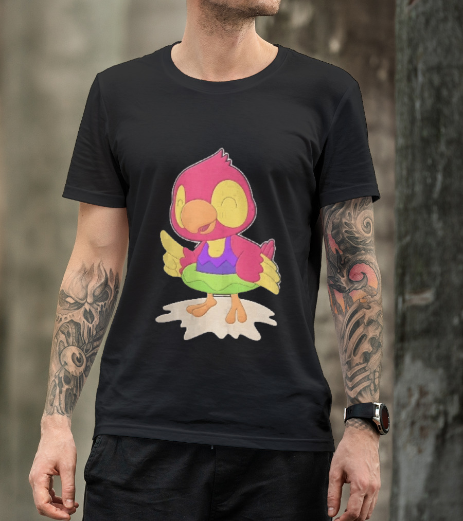 Parrot Inflatable Float Summer Fun Bird T-Shirt