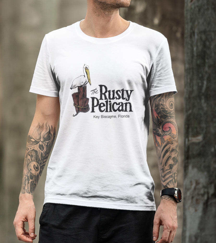 The Rusty Pelican Key Biscayne Florida Cody John T-Shirt