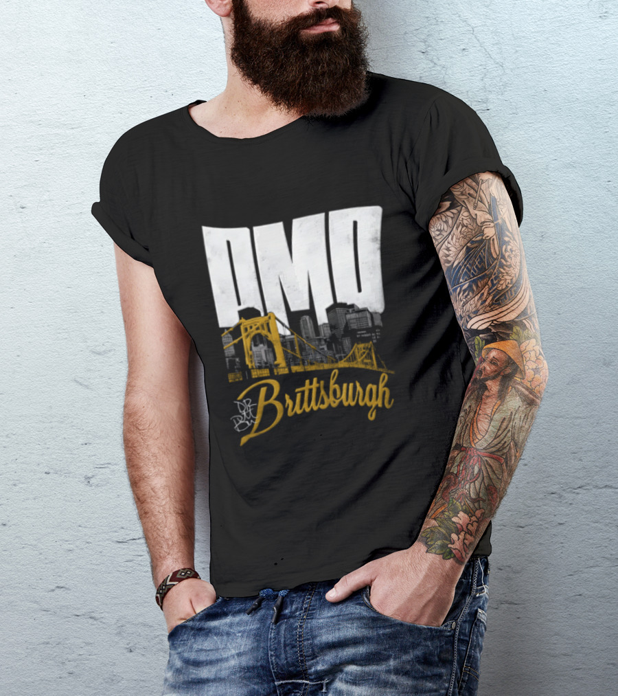 DMO Britt Baker Brittsburgh City Skyline Bridge T-Shirt