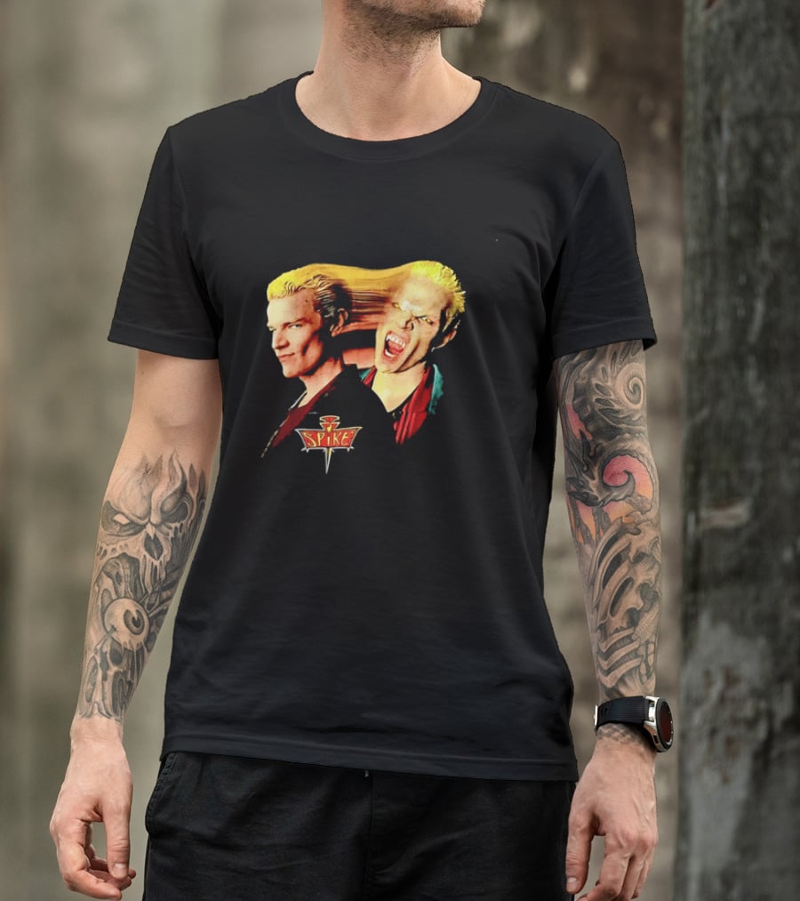 Spike Buffy The Vampire Slayer Movie Iconic Blond Vampire Characterística T-Shirt
