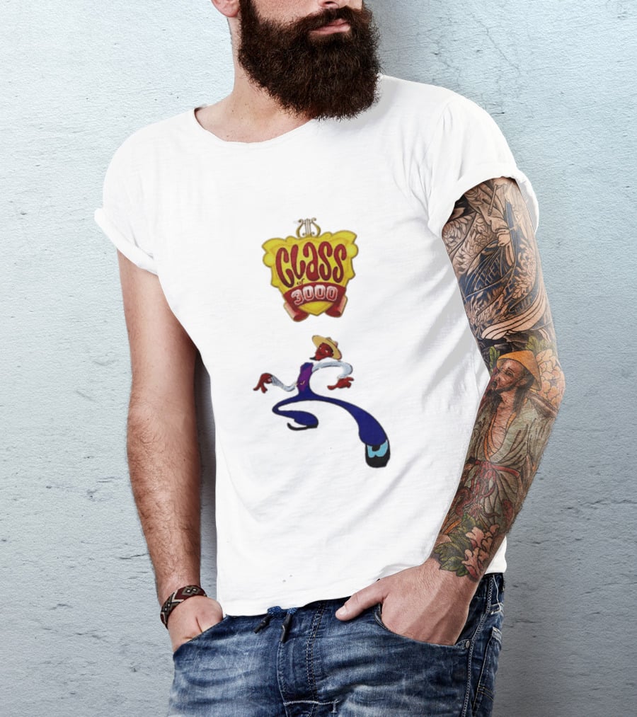 Class Of 3000 Cartoon 2015 Posing Straw Hat Vest T-Shirt