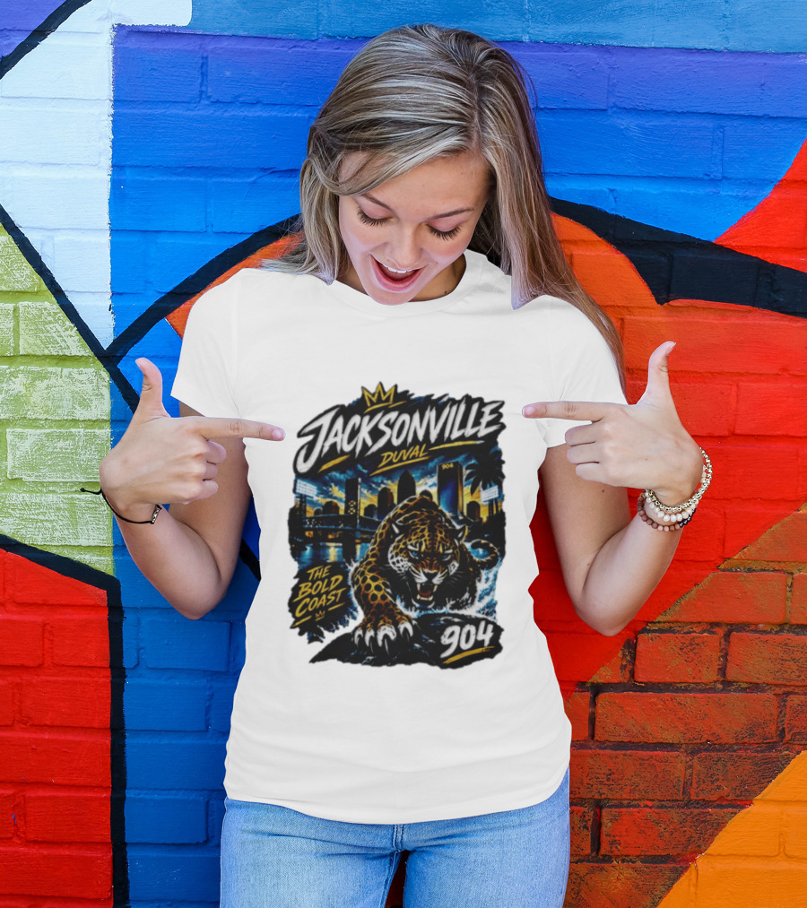 Jacksonville Duval 904 The Bold Coast T-Shirt