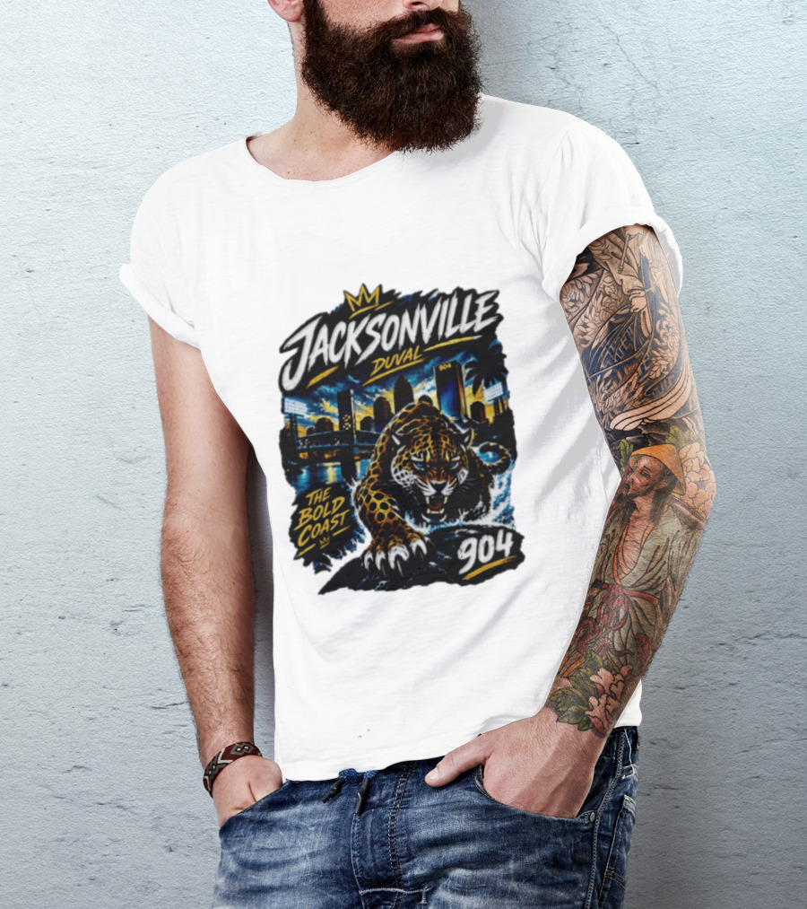 Jacksonville Duval 904 The Bold Coast T-Shirt