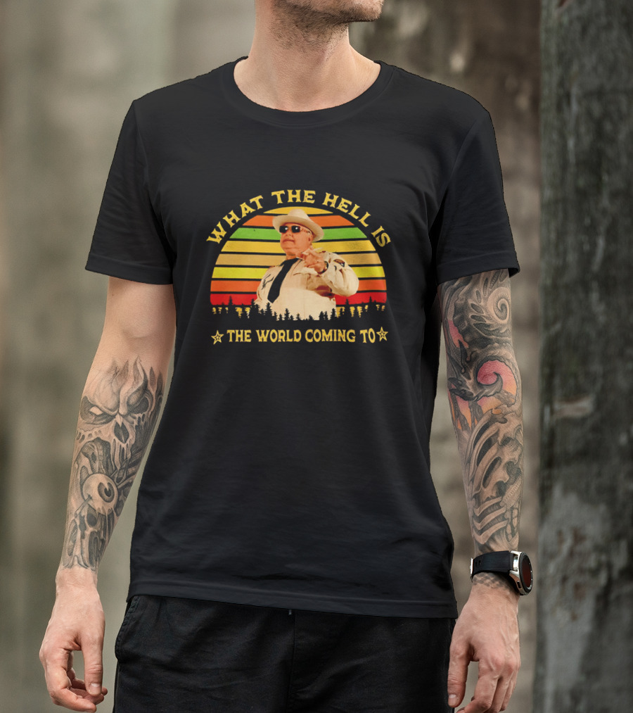 What The Hell Is The World Coming To Sheriff Buford Justice T-Shirt