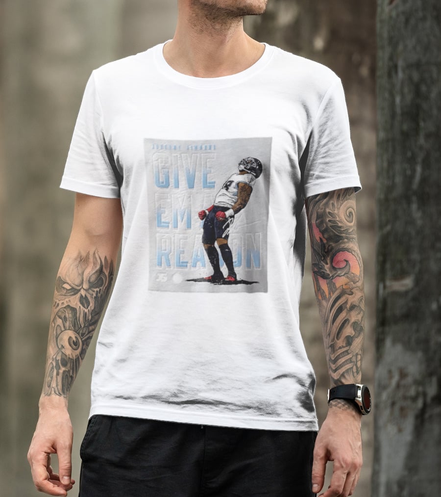Tennessee Titans Give Em A Reason Jeffery Simmons 98 Flexing T-Shirt