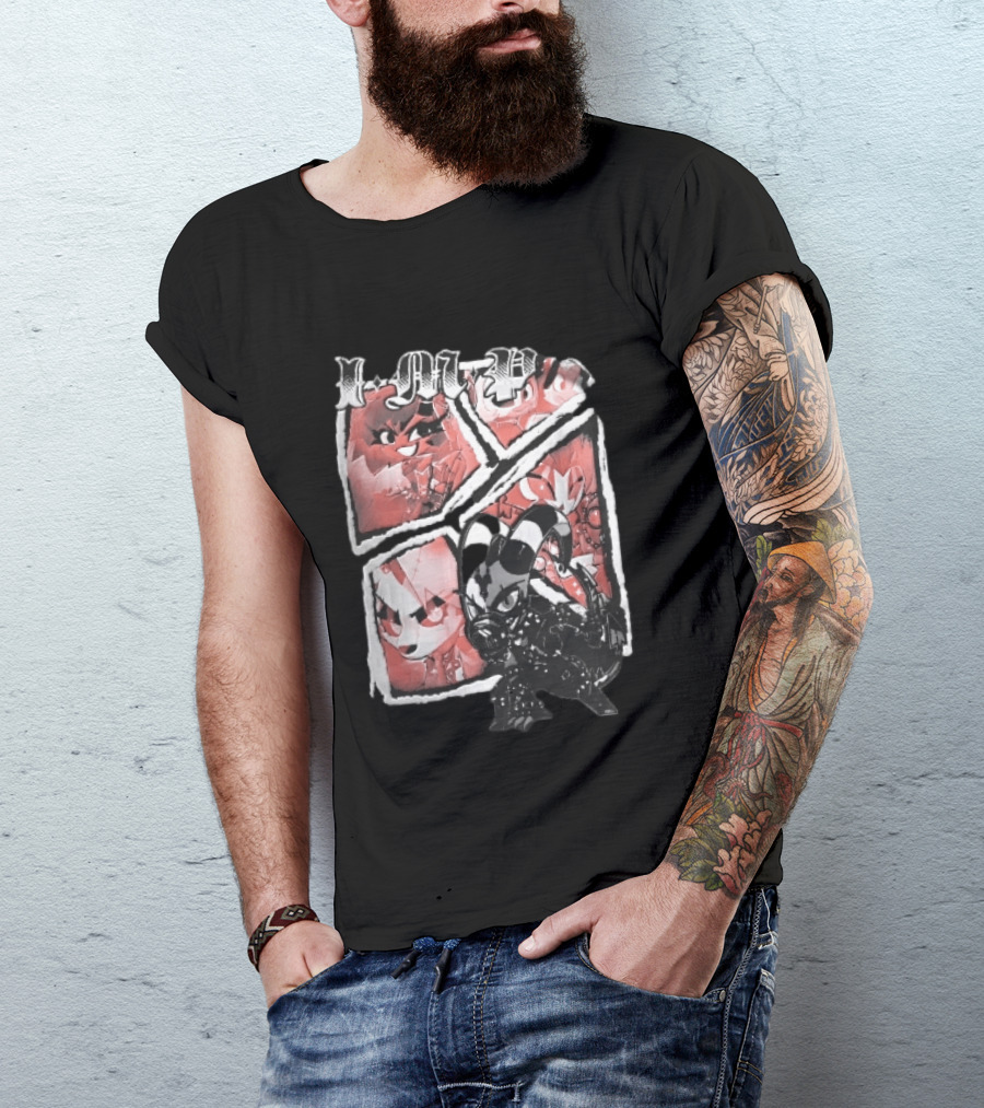 I M P Helluva Boss Chibi Characters Comic Panel T-Shirt