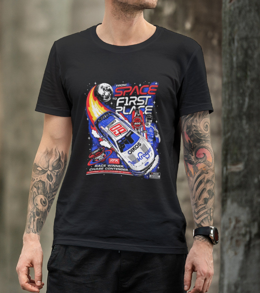 Ryan Preece Space To First Kroger RFK Racing 09 T-Shirt