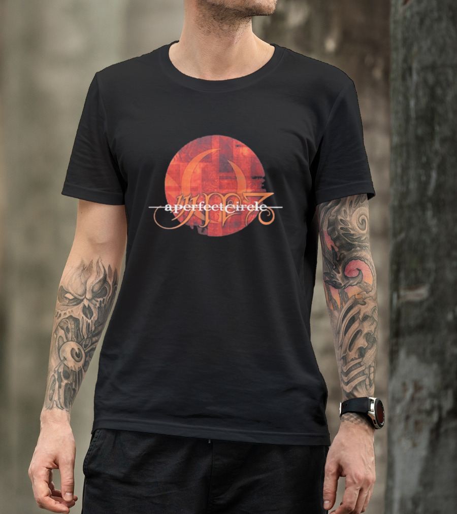 A Perfect Circle Band Logo Red T-Shirt