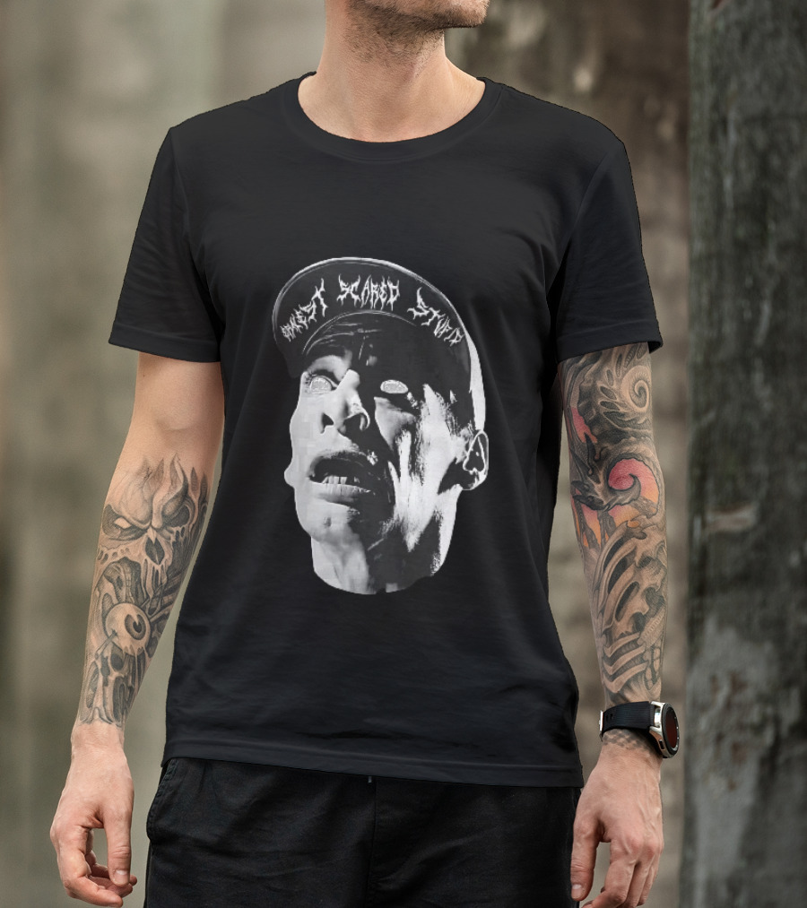 Ernest Scared Stupid Horror Movie Face T-Shirt