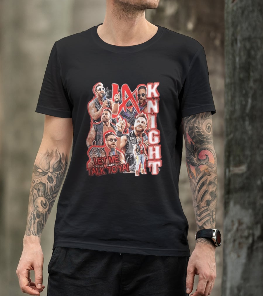 LA Knight Let Me Talk To Ya WWE Superstar T-Shirt