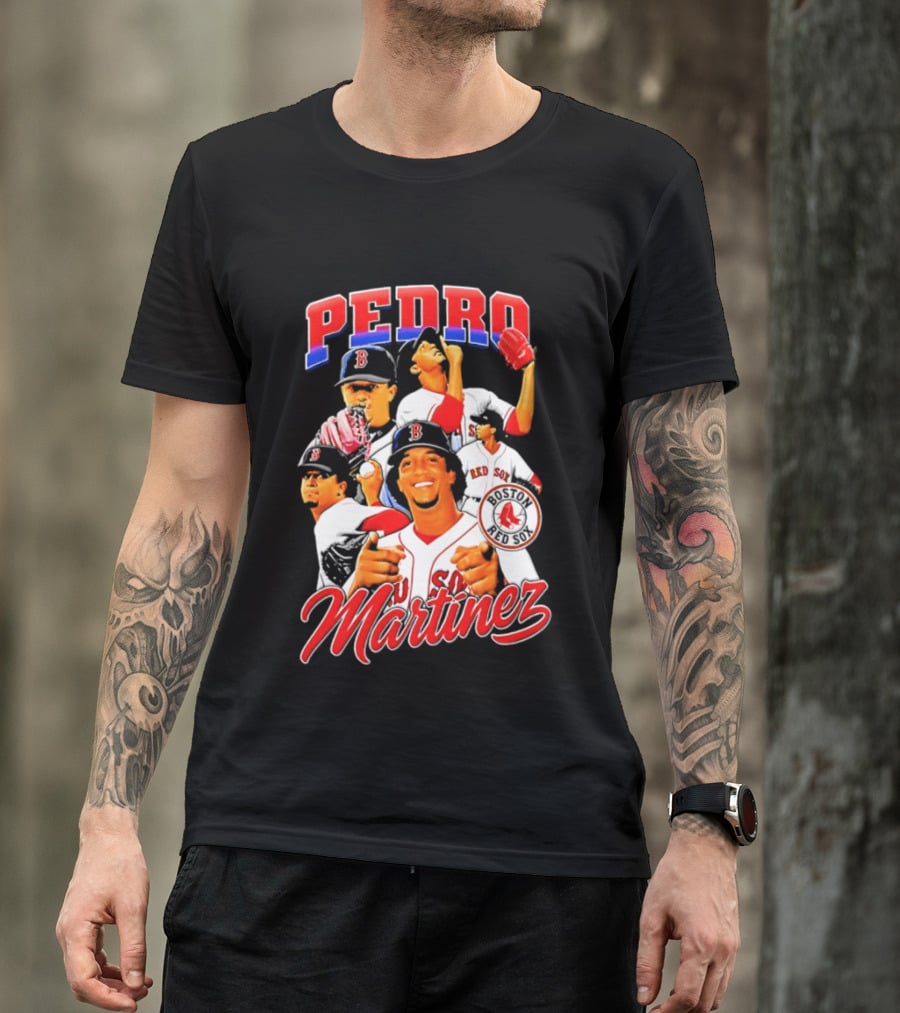 Pedro Martinez Boston Red Sox MLB Legends 2026 T-Shirt
