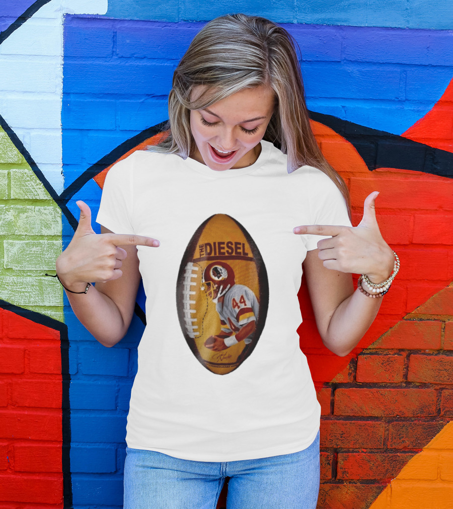 The Diesel Washington Redskins Football Vintage Memorabilia Image T-Shirt