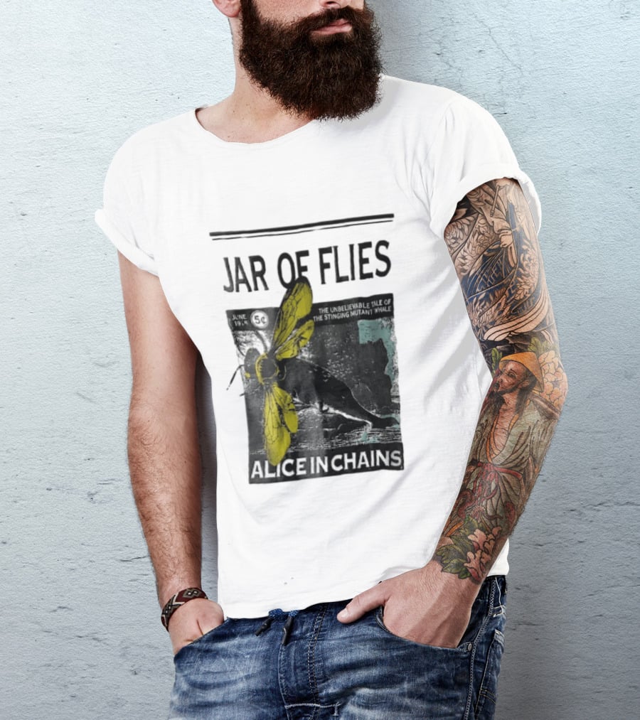 Jar Of Flies Alice In Chains Stinging Mutant Whale Tale June 1994 T-Shirt