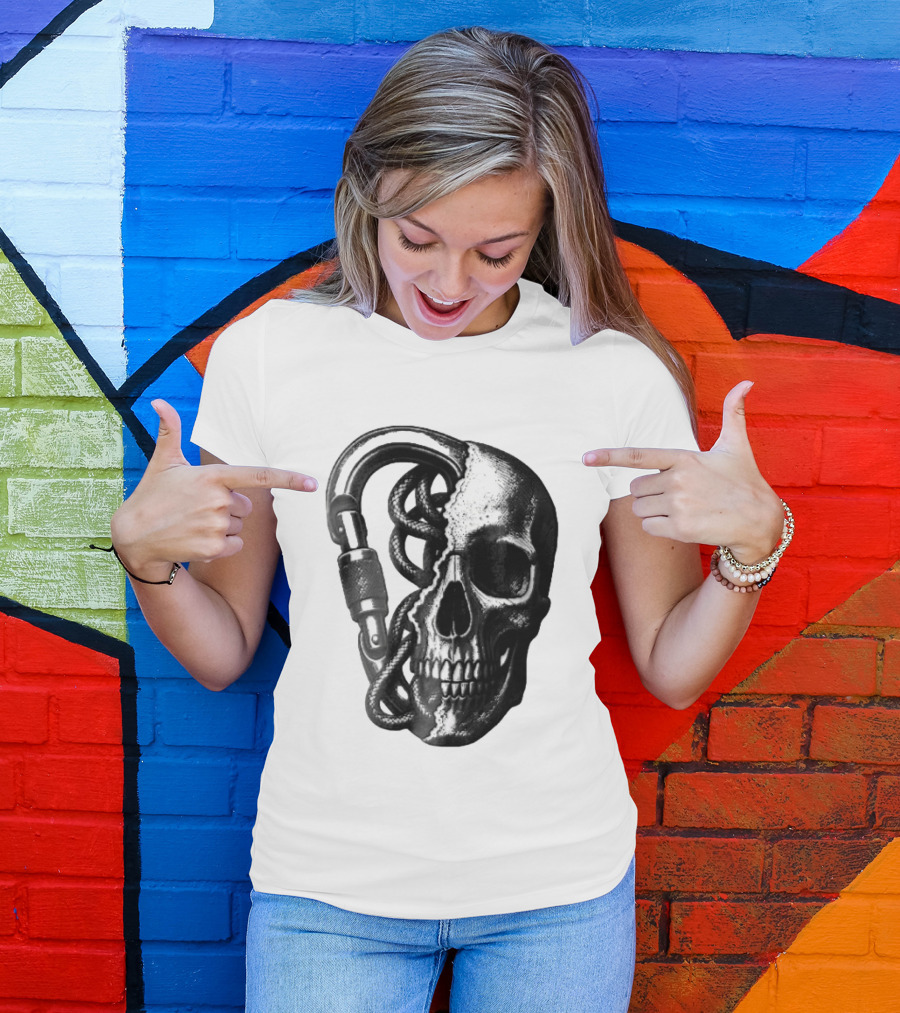 Skull Carabiner Snake T-Shirt