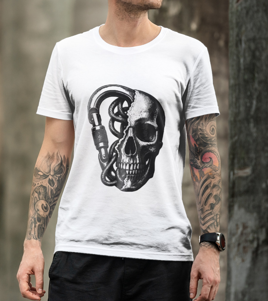 Skull Carabiner Snake T-Shirt