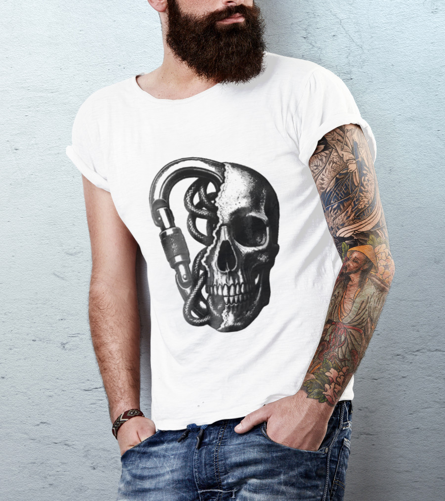 Skull Carabiner Snake T-Shirt