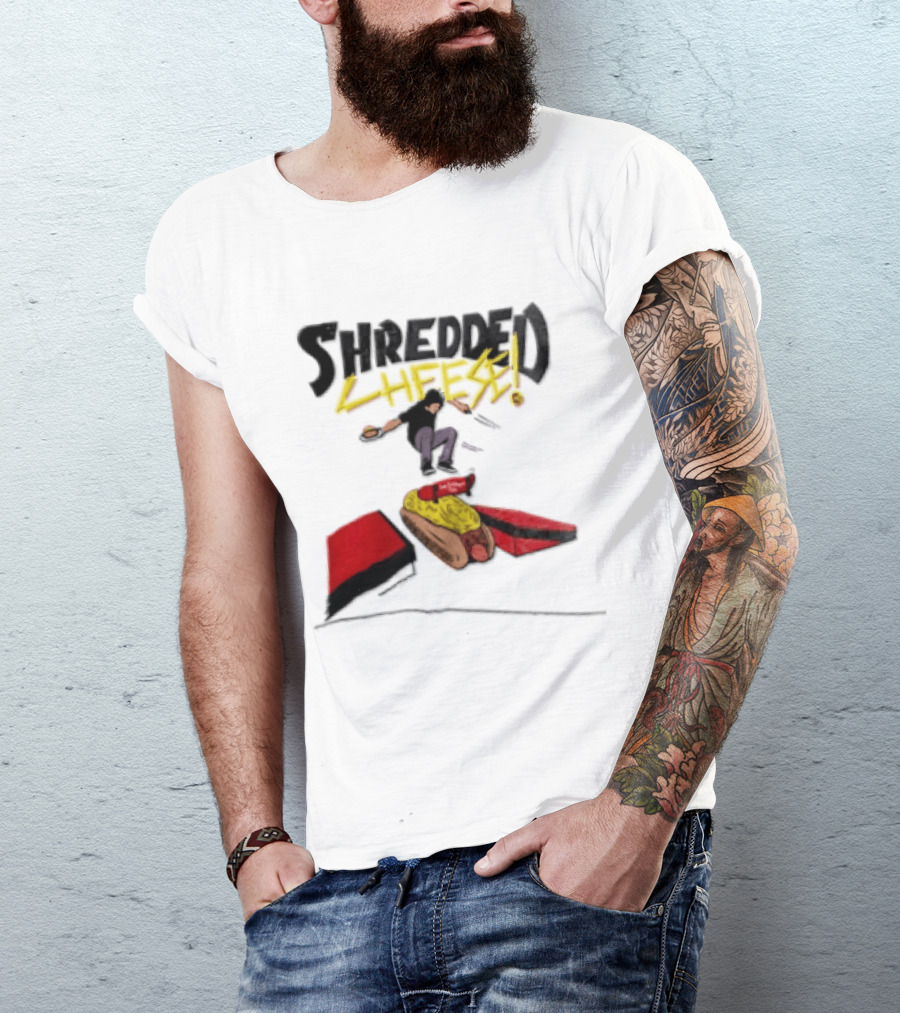 Shredded Cheese Chili Skateboard Camp Washington T-Shirt