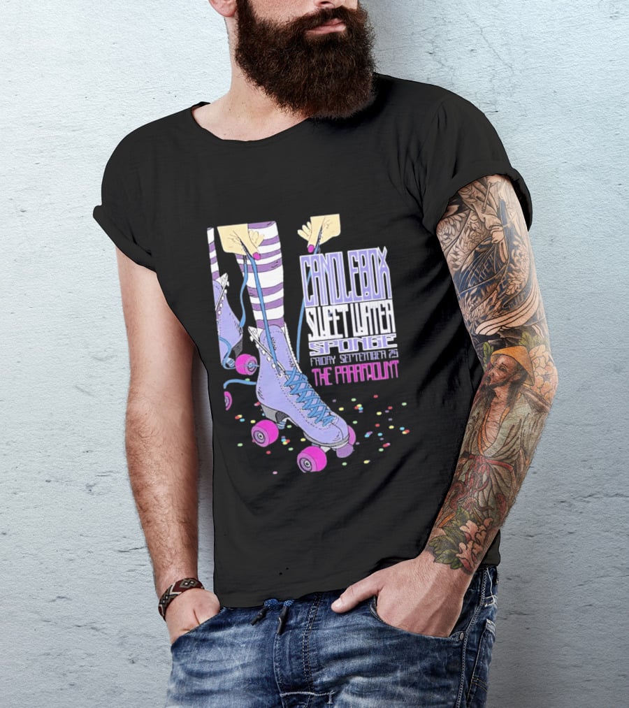 Candlebox Sweetwater Sponge September 26 2026 The Paramount Roller Skates Event T-Shirt