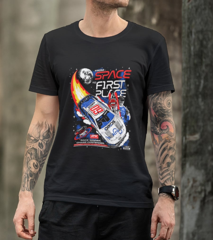 Space To First Place Daytona RFK Racing 2023 NASCAR Win T-Shirt