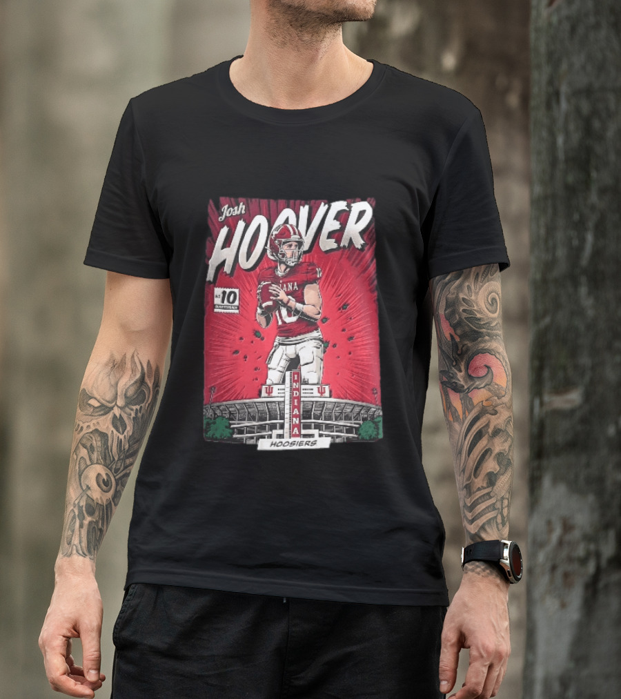 Josh Hoover Indiana Hoosiers Football Quarterback No 10 T-Shirt