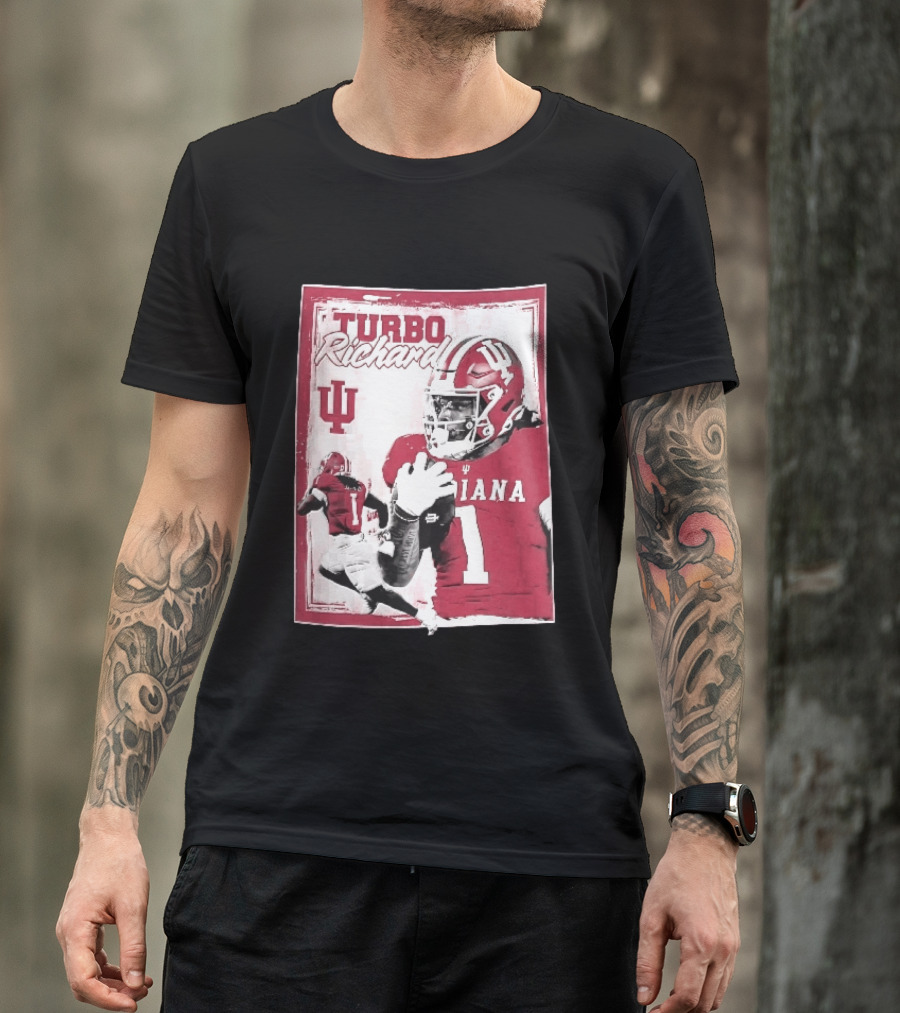 Turbo Richard Indiana Football Player IU Sports Helmets T-Shirt
