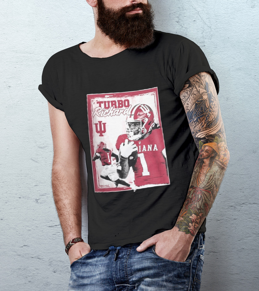 Turbo Richard Indiana Football Player IU Sports Helmets T-Shirt