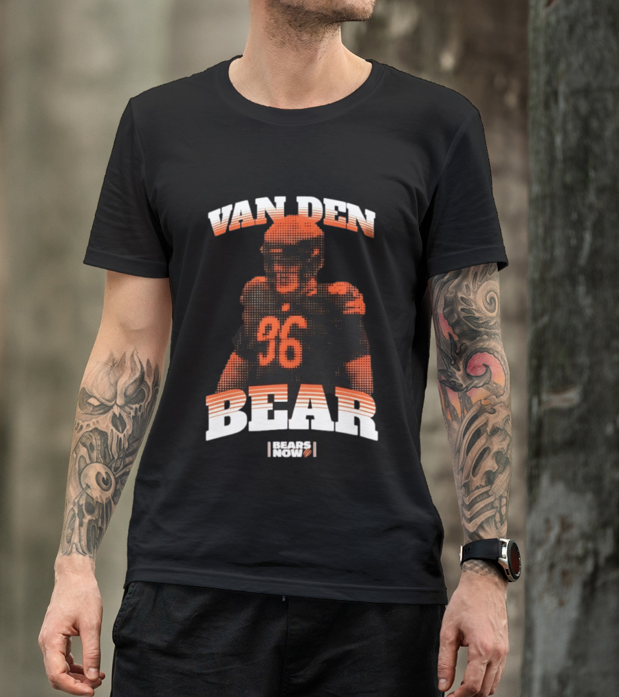 Van Den Bear Chicago Bears 36 T-Shirt